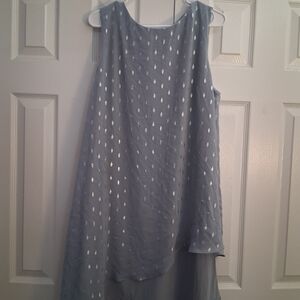 Chic Asymmetrical Gray Dress